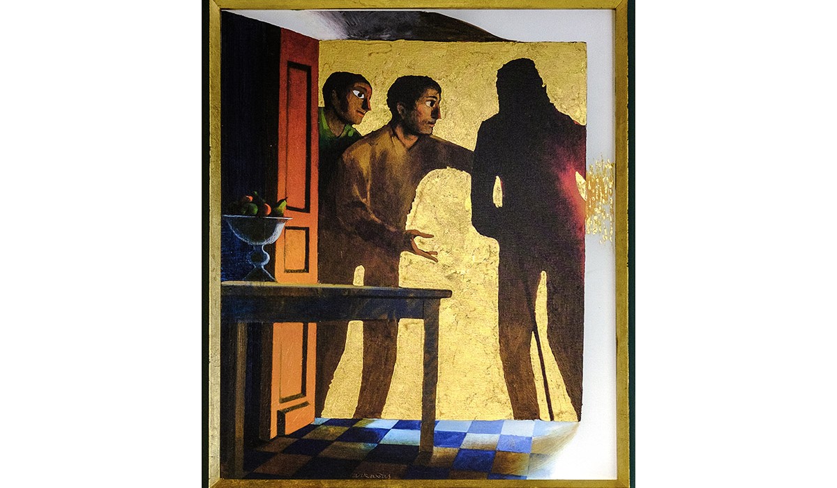 ICONA “L’ACCOGLIENZA – Ciclo di Emmaus - artista Arcabas”